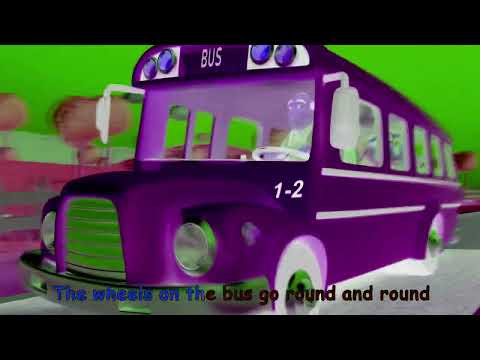 Wheels on the bus go round and round cool after effects | most viewed on youtube episode 4 cocomelon