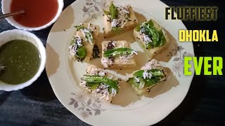 Fluffiest Dhokla Ever🤤 || Tasty Delicious Dhokla रेस्टोरेंट फेल हो जाएगा || Ek baar zarur try kare❤️