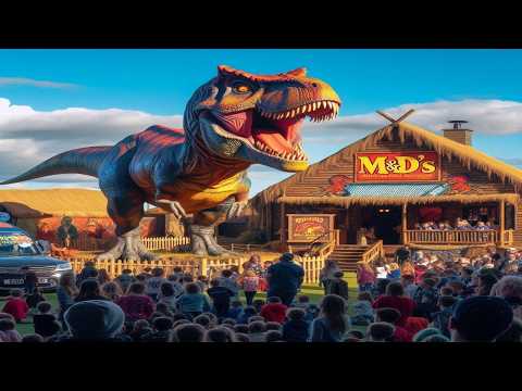 Dinosaur Show at M&D's Scotland Theme Park | Best Family Day Out in Glasgow