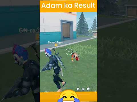 Adam चाचा का रिजल्ट 😂  || कामेडी 🤣 || funny commentry 😅 || free fire tiktok 😆 || #viral #shortvideo