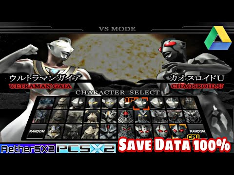 All Character Ultraman Fighting Evolution Rebirth + Save Data 100% Ps2 Emulator Android Ios Pc