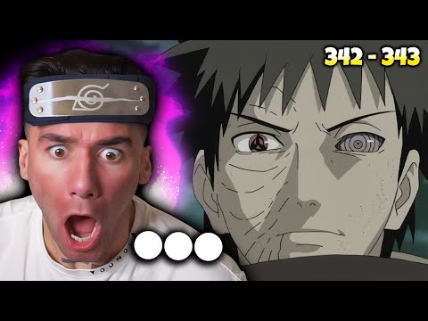 THE MAN UNDER THE MASK.. OBITO'S REVEAL. Naruto Shippuden Reaction: Ep. 342 - 343