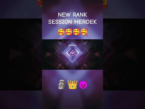 New rank sesion heroek 👑🥰 #freefire #raistar #totalgaming #free #gyangaming #freefire #song #funny