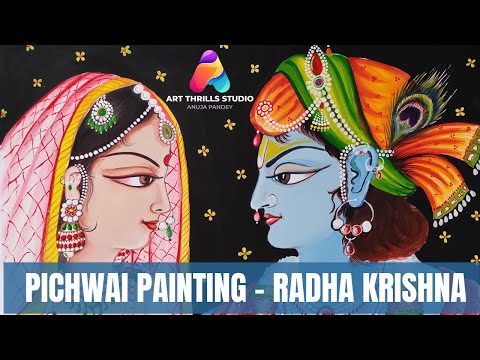 Pichwai Painting - Radha Krishna #artthrillsstudio