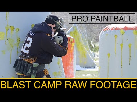 NXL's Newest PRO team - Blast Camp - RAW FOOTAGE - PRO PAINTBALL