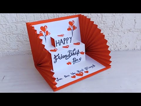 DIY Happy Friendship Day Card | Greetings Card For Friendship Day | Handmade Card For Friendship Day