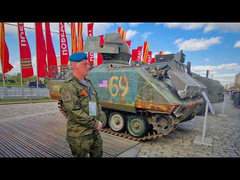 Captured NATO Tanks Have Arrived in Moscow