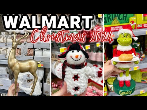 WALMART Christmas Decor FULL Walkthrough 2024 | Walmart Christmas Shop with Me 2024