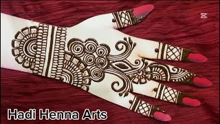 New stylish front hand mehndi design | easy full hand mehndi design| mehndi design | mehandi design