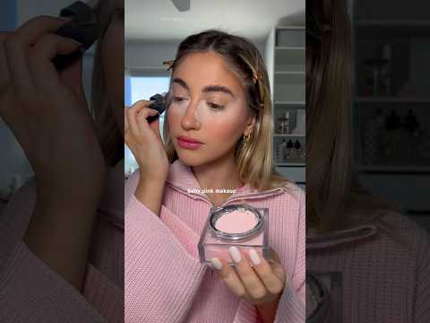 GRWM- baby pink makeup🎀🌸✨#grwm #makeup