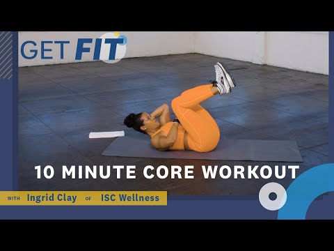 10 Minute Core Workout with Ingrid Clay | Get Fit | Livestrong.com