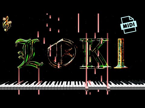 Loki End Credits (From Episode 1) - Intermediate Piano Tutorial - [SHEETS AND MIDI Included]