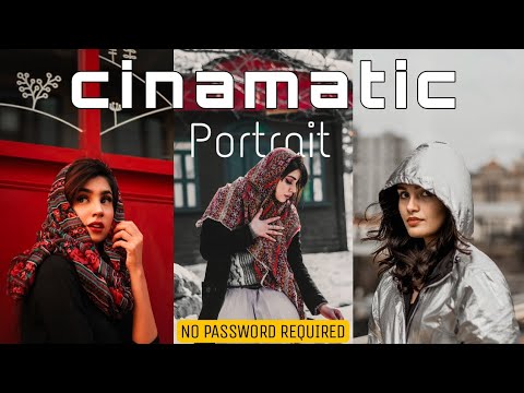 cinamatic Portrait free mobile lightroom preset DNG file