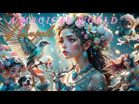 A magical fantasy World of angels - Beautiful Music Video #fantasyworld #angel   #fantasymusic