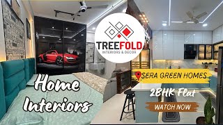 Modern 2BHK Home Tour | Home Interior Design | Sera Green Homes | By TREEFOLD | HYDERABAD.