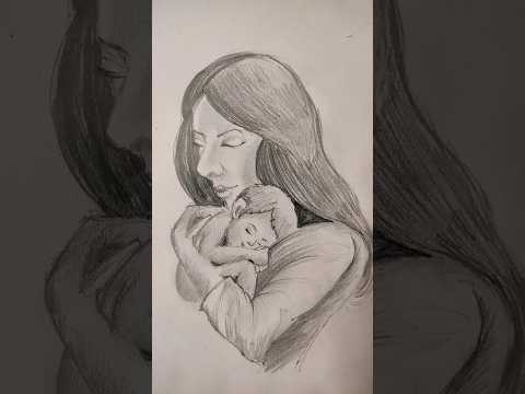 Gudi me uthale na maa.. Drawing picture.. #maa #art #sketch #artwork #artist