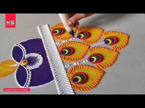 Best Rangoli Tricks by Sangeeta| Deepavali, Sankranti, Dhanteras and Diwali Simple Rangoli