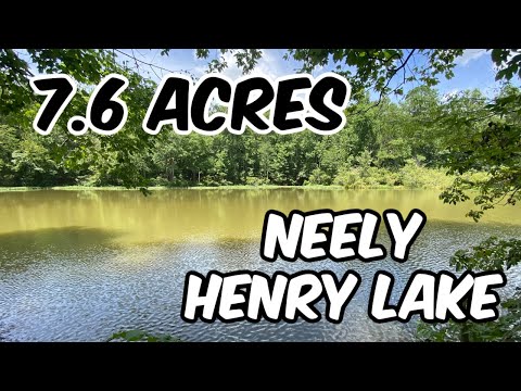 Waterfront Hideaway 7 Acres Land For Sale Neely Henry Lake in Alabama