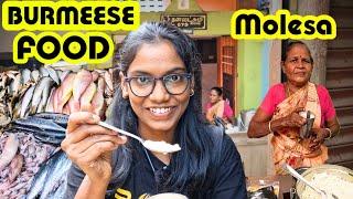 Chennai  Vyasarpadi's  Hidden Burmese Food in SharmaMarket|only available  for 2 hrs🫨|Molesa & Halwa