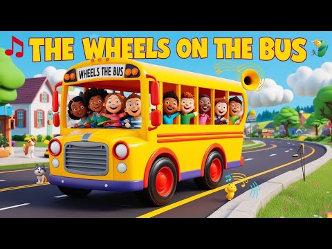 "🎶 Wheels on the Bus Go Round and Round! | Ultimate Fun Nursery Rhymes for Kids 🚌✨"