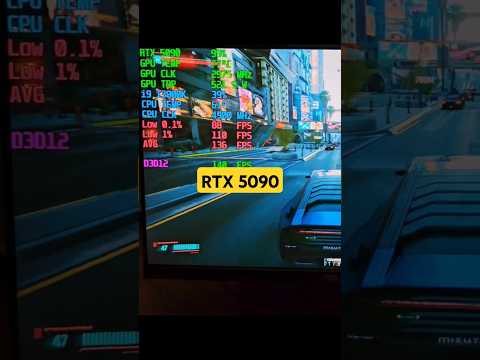 Cyberpunk in RTX 5090 --- INSANE🔥🔥💥 #5090