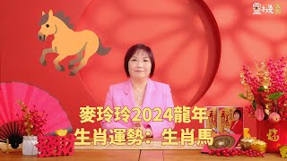 麦玲玲：2024龙年生肖马的整体运势