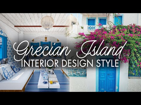 How to decorate: Mediterranean Greek Villa design style ~ Mamma Mia Vibes!  🇬🇷 🌺🧿