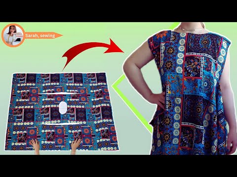 The easiest way to make clothes | cut in 5 minutes without sewing