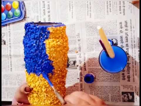 Decorate pot || waste container || Pulses || Priyanka Rathi