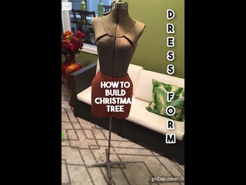 How To Build A Dress-Form Christmas Tree   |  R E B E C C A   B A R T O N