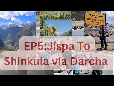 Jispa to Shinkula via Darcha bridge ।। EP5: Road trip to ladakh।।Ladakh Ride#ladakhride ❤️