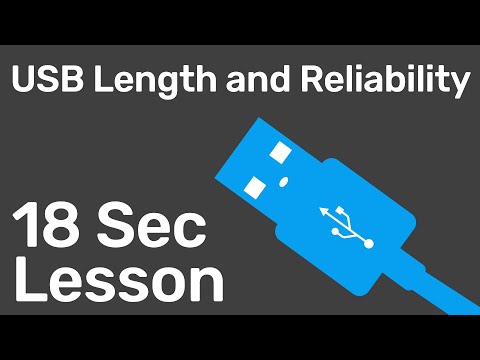 USB Length and Reliability - 18 Second Lesson