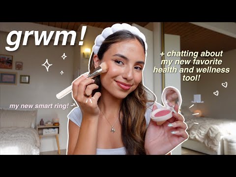 GRWM + my new smart ring! 🫶🏼 The First Smart Ring w Sleep Apnea Monitoring + 10-12 Days Battery Life