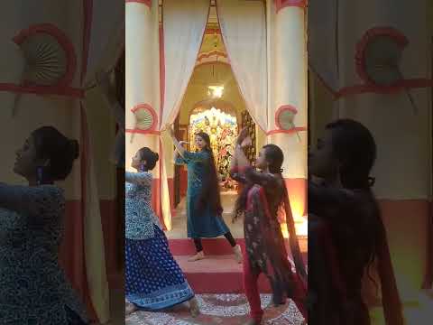 Ailo Uma Barite ||Durga Puja Dance @monami Ghosh              #ytshorts #trending