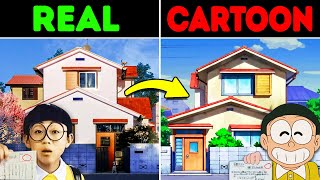 अच्छा! तो असल ज़िन्दगी वाला NOBITA यहाँ रहता है | Houses Of Cartoons That Exist in Real Life