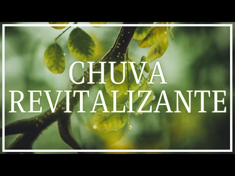 Chuva Revitalizante com Binaural Beats no fundo | Tela Escura | 1 hora