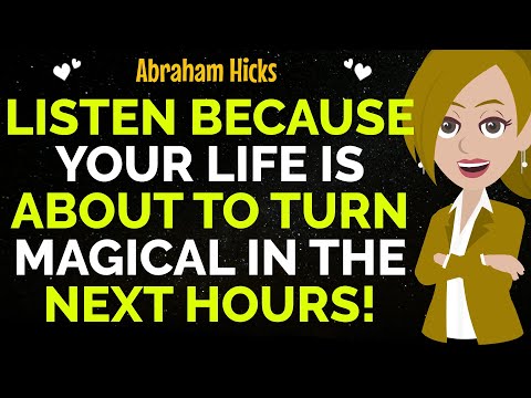 Listen Because Your Life Is About To Turn Magical In The Next Hours!✨✅Abraham Hicks 2025