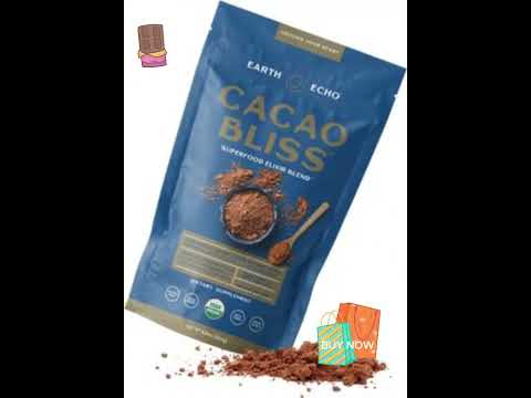 🍫 Indulge in Pure Bliss with Cacao Bliss by Earth Eco Foods! 🌿