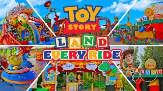 Toy Story Land EVERY RIDE at Disney's Hollywood Studios | Walt Disney World (Dec 2024) [4K]