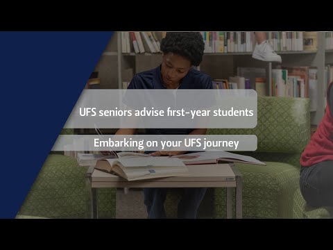 UFS Seniors Offer Some Nuggets of Wisdom to First-Year Students