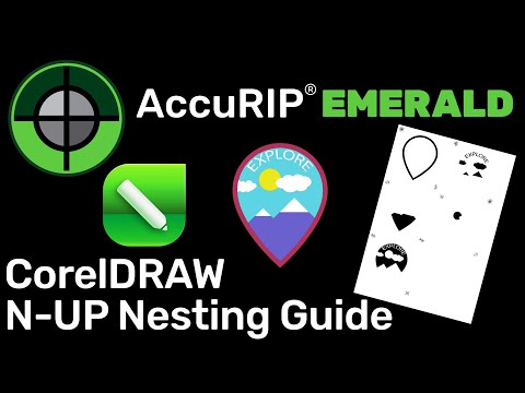 AccuRIP Emerald - Save Film with N-UP Nesting and CorelDRAW Guide