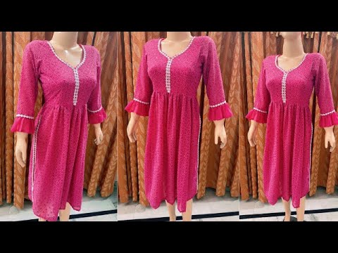 इस कुर्ते का डिज़ाइन आजकल बहुत trend में है आप बना कर देखे || Latest and trending kurta design