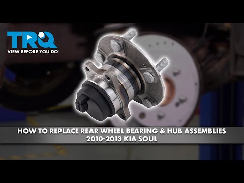 How to Replace Rear Wheel Bearing & Hub Assemblies 2010-2013 Kia Soul