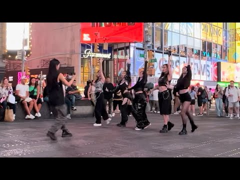 [K-POP IN PUBLIC | SIDECAM] MEOVV (미야오) - ‘MEOW’ Dance Cover | TIMES SQUARE