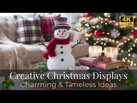 Creative Christmas Displays for Your Home | Charming & Timeless Holiday Inspiration for Every Space