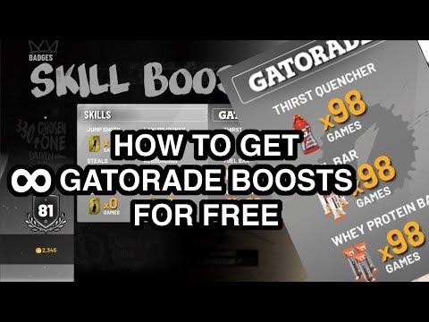 How To Get Infinite Gatorade Boosts For Free NBA2K19