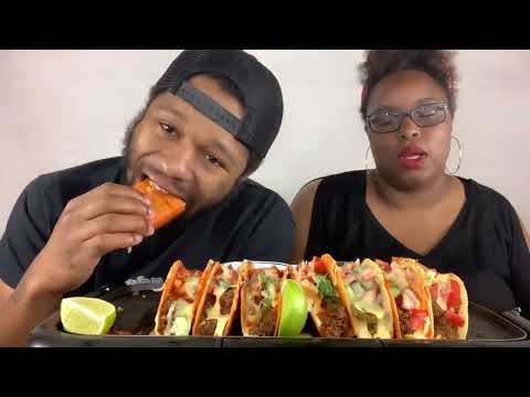 TALKING OVER & MAKING JAE ANGRY MUKPRANK W  EXTRA CHEESY NACHO CHEESE TACOS MUKBANG!