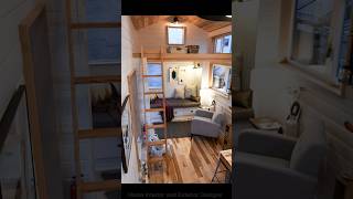 Beautiful 304-sqft Tiny House on wheels. #shorts #trending #youtubeshorts