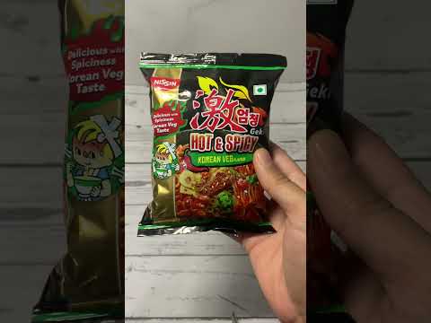 Korean Hot & Spicy Noodles |Nissin Geki Hot & Spicy Korean Noodle #geki #shorts #koreanfood #review