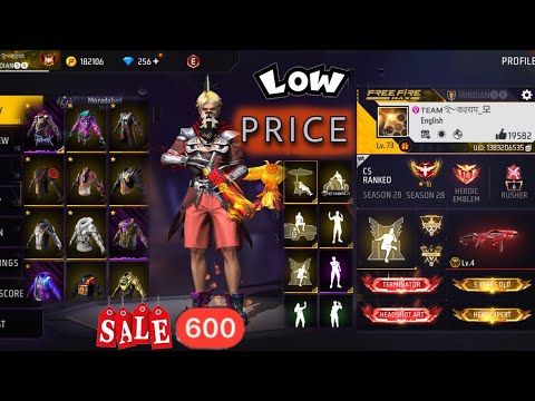 Free Fire id Sell Low Price rs 😱||FF id Sell 🛒Low Price ma id💸||Trusted id ha